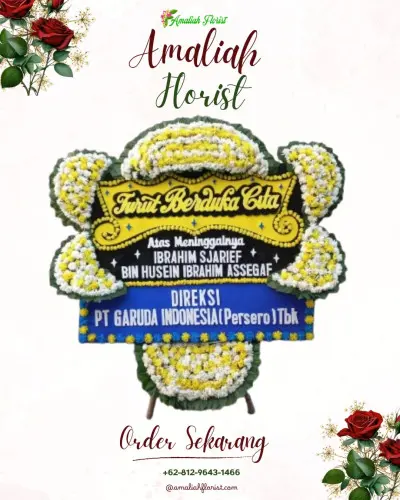 Papan Bunga Duka di Banyusoco